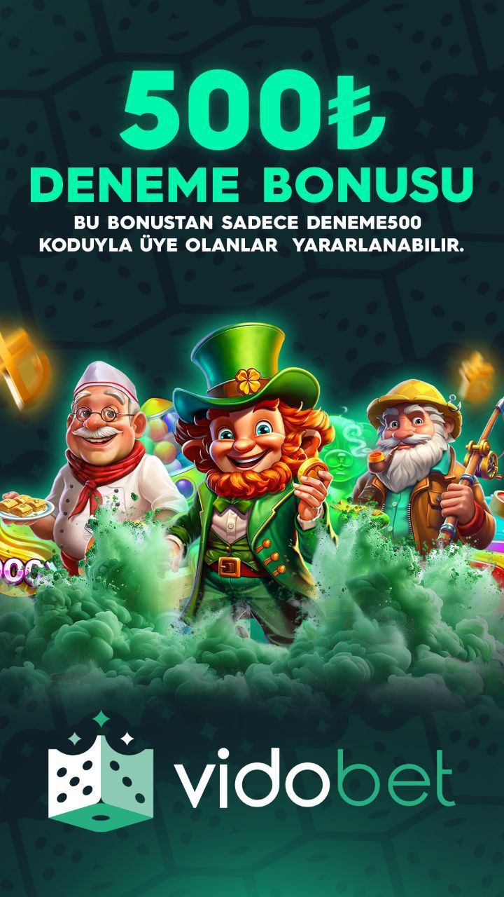 Vidobet 500 TL BONUS